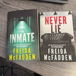 Freida McFadden book bundle . “Never Lie” and “The Inmate”